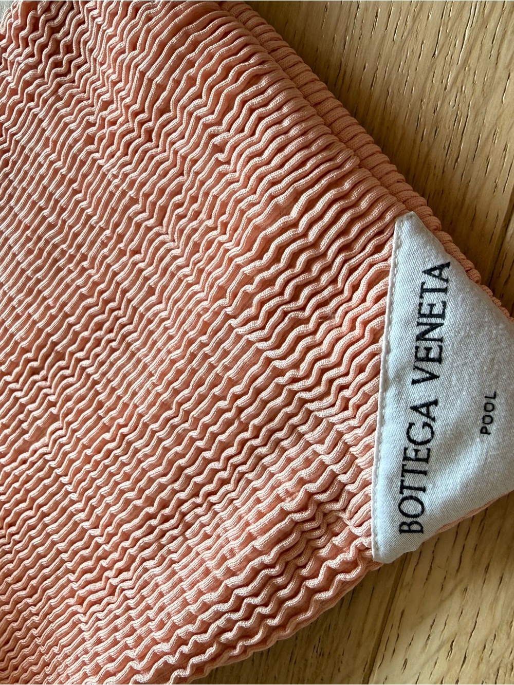 Bottega Veneta Coral Textured bathing suit